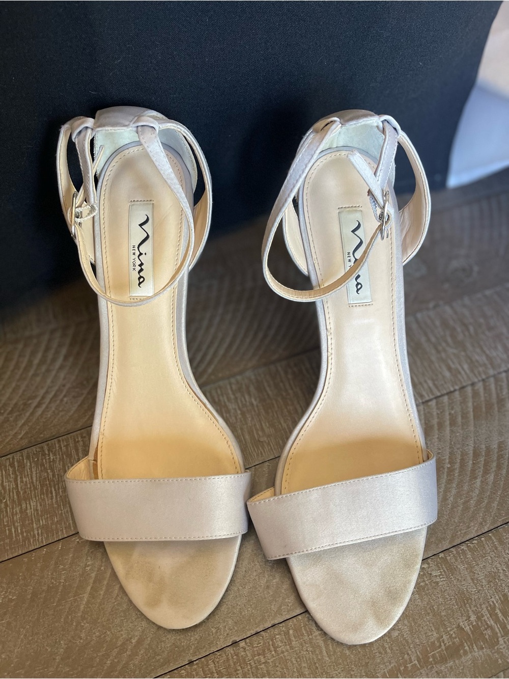 Nina light grey  Ankle-Strap Sandals